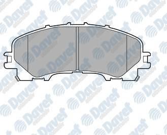 DELPHI LP3183 Fren Balatasi On Nissan X-Trail 1.6dci 12/13>